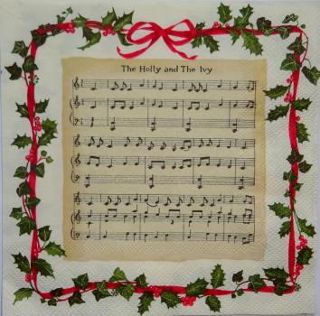 20f- 107 Christmas Flowers - 3-ply - Ambiente